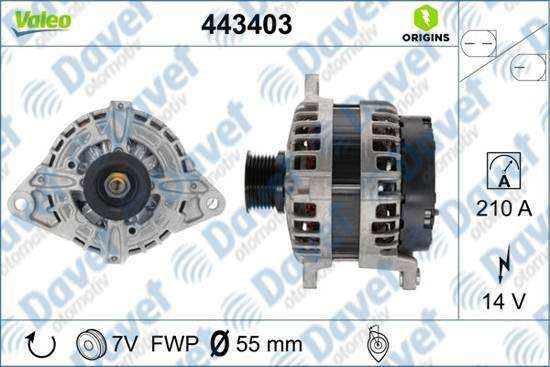 VALEO 443403 Alternator Daily Vi 14  ####
